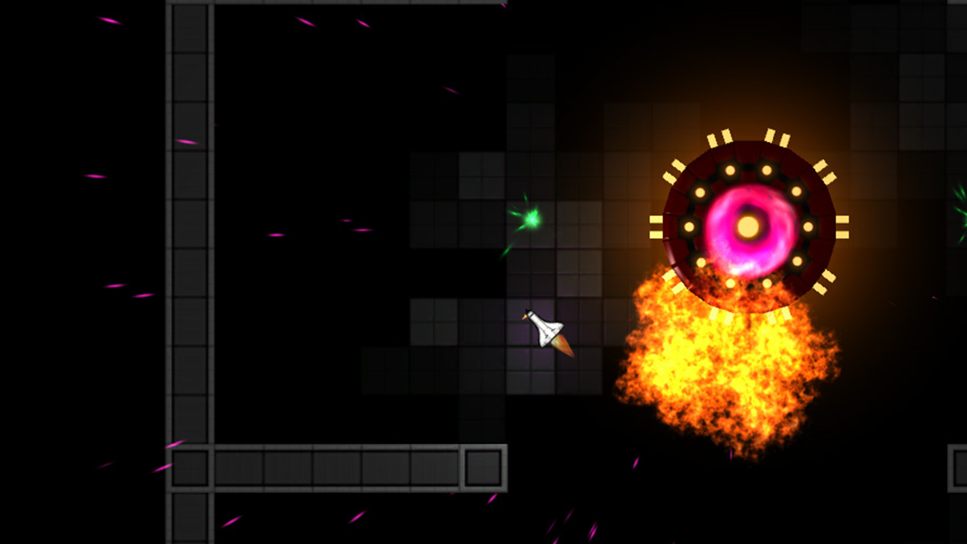 Colossus Mission - adventure in space, arcade game screenshot