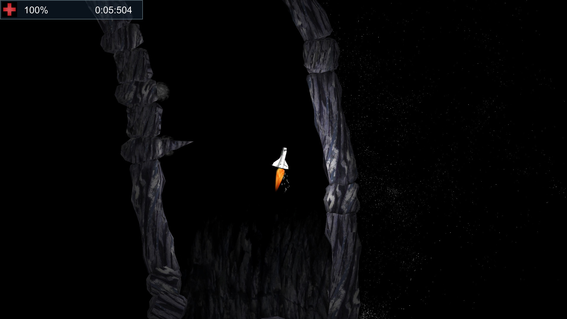 Colossus Mission - adventure in space, arcade game screenshot