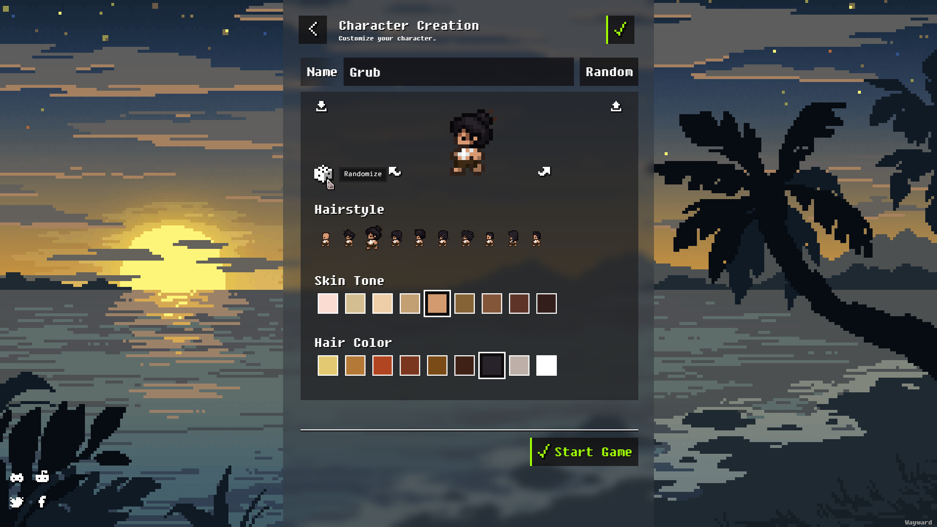 Wayward screenshot