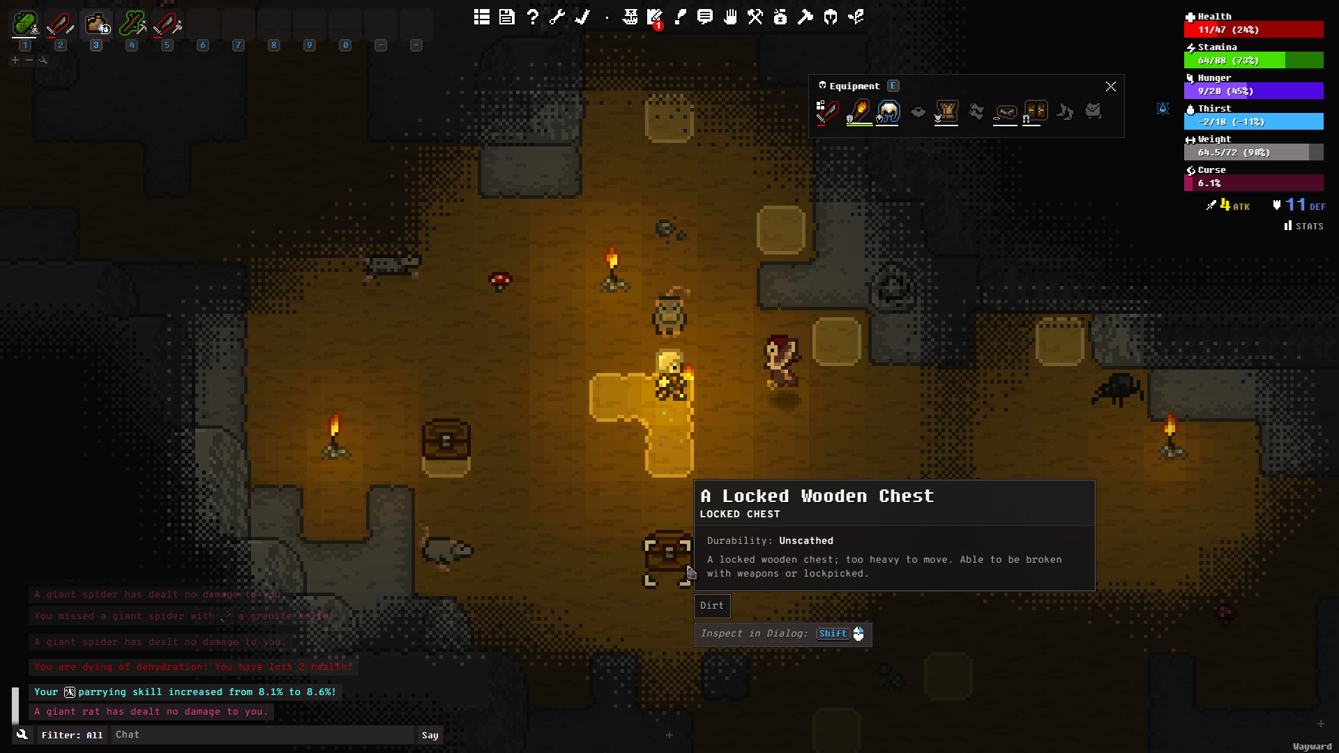 Wayward screenshot