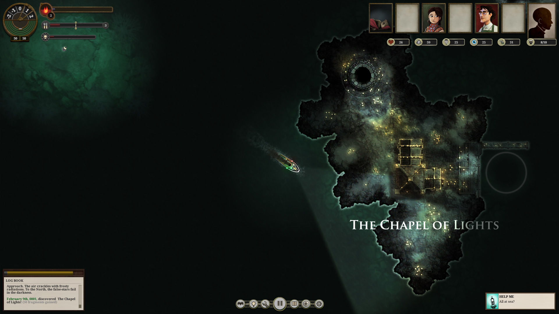 SUNLESS SEA screenshot