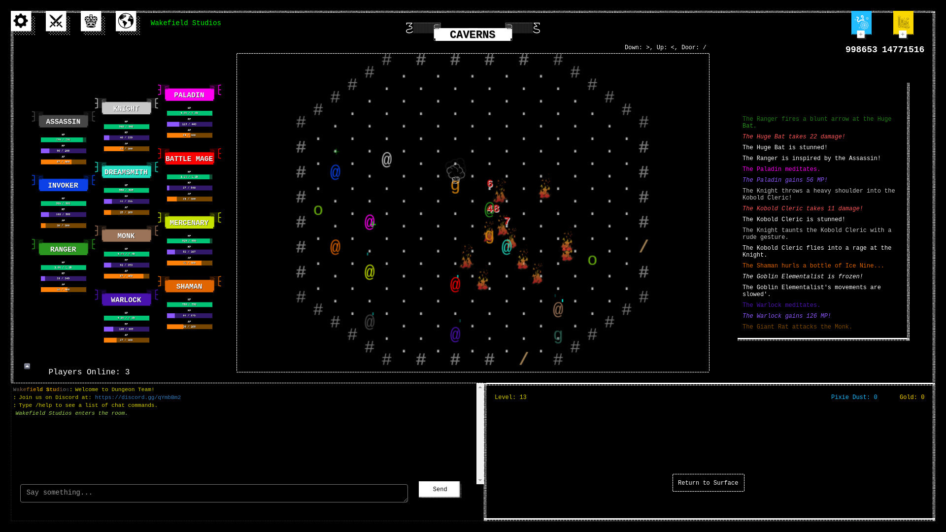 Dungeon Team screenshot