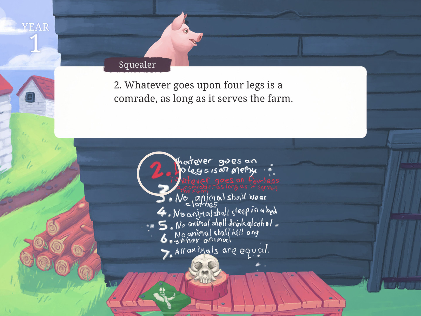 Orwell's Animal Farm screenshot