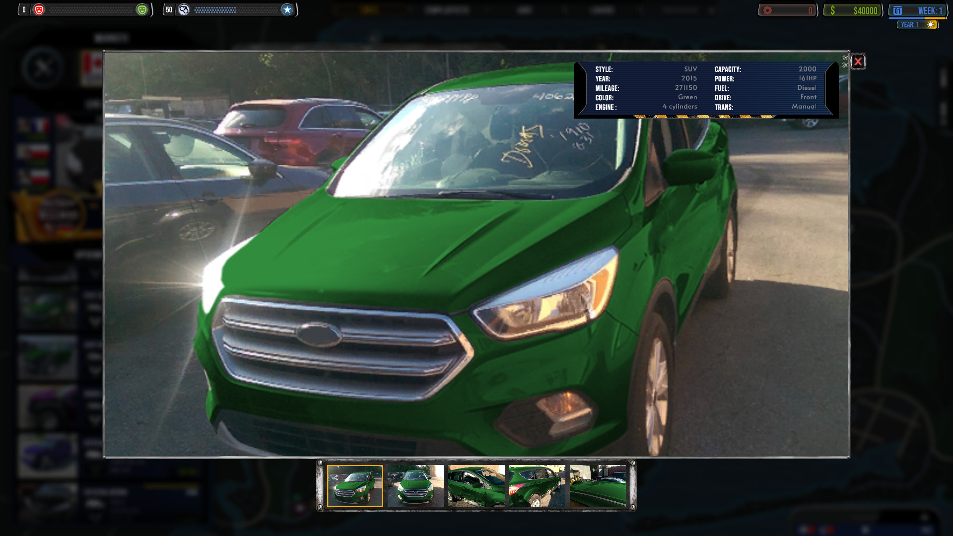 Car Trader Simulator - Welcome to the Business screenshot