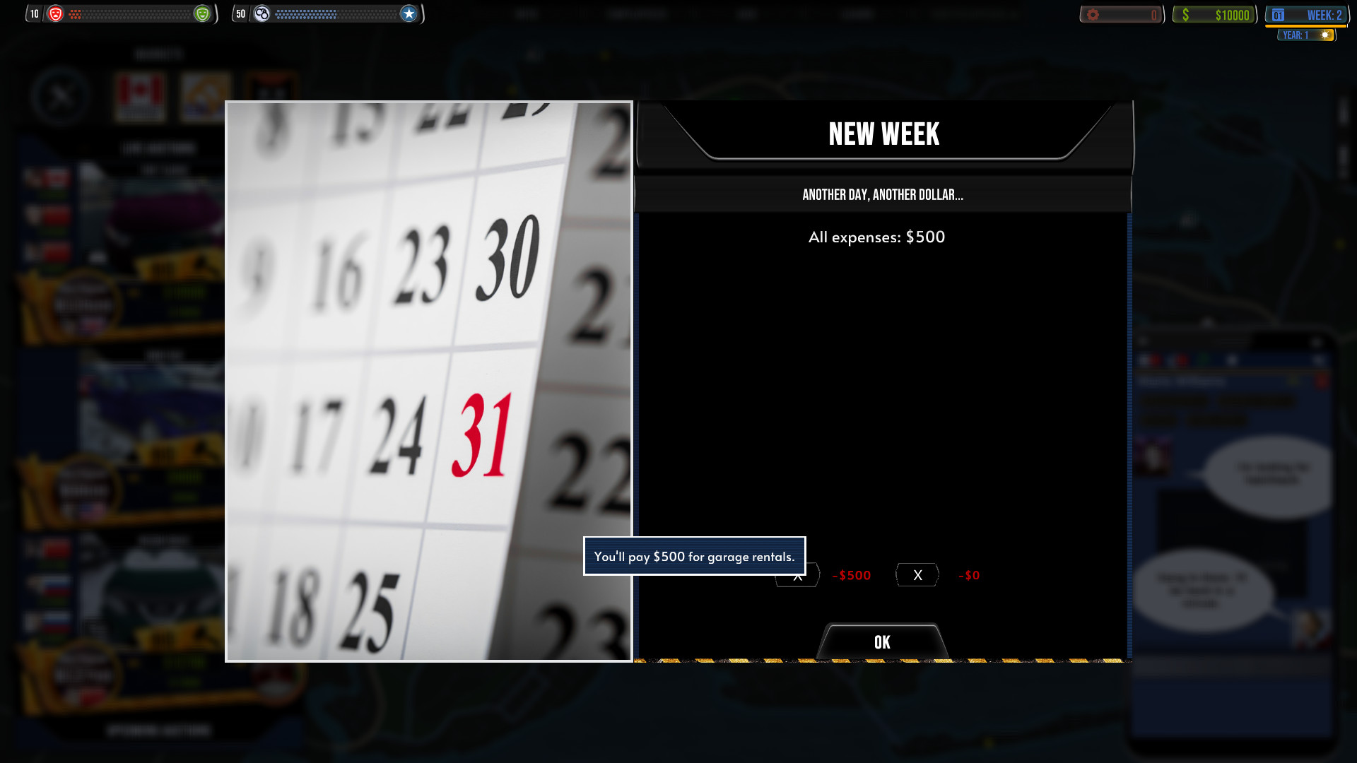 Car Trader Simulator - Welcome to the Business screenshot