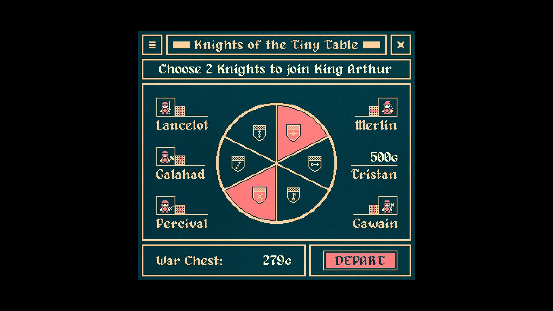 Knights of the Tiny Table screenshot