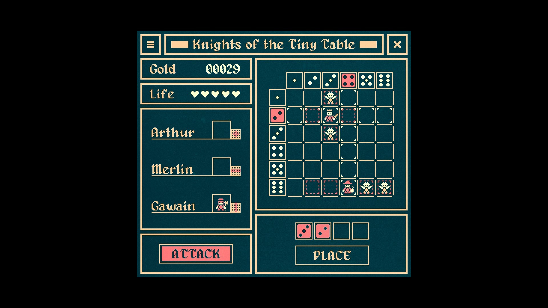 Knights of the Tiny Table screenshot