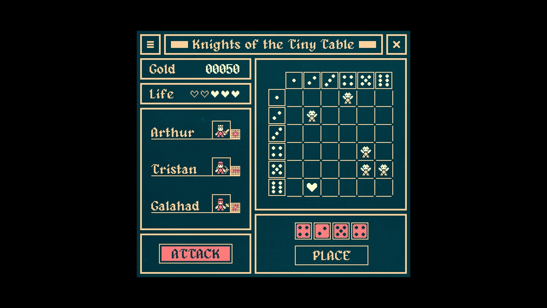Knights of the Tiny Table screenshot