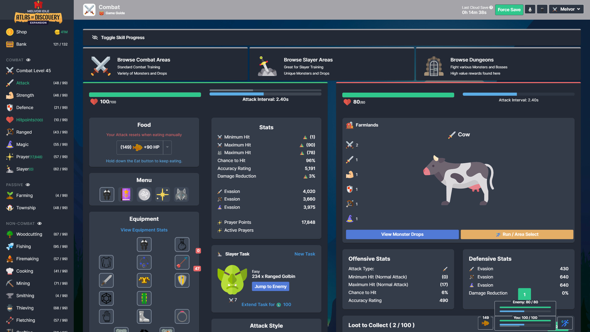 Melvor Idle screenshot