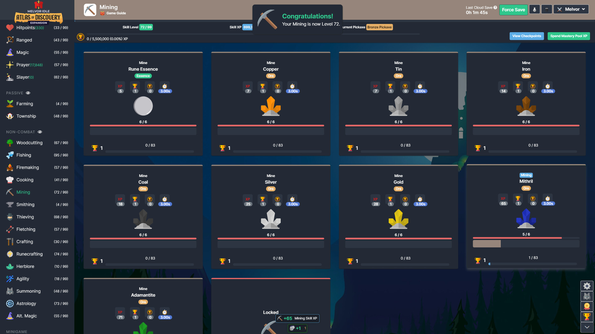 Melvor Idle screenshot