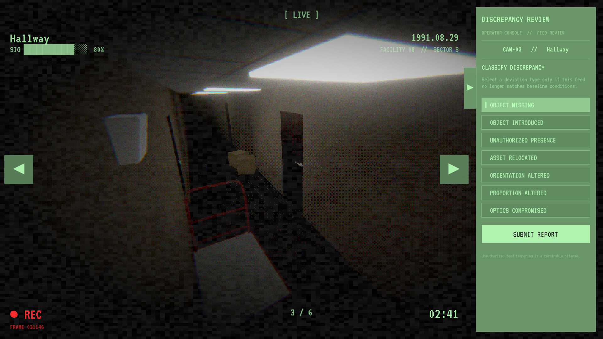 Observation Protocol screenshot