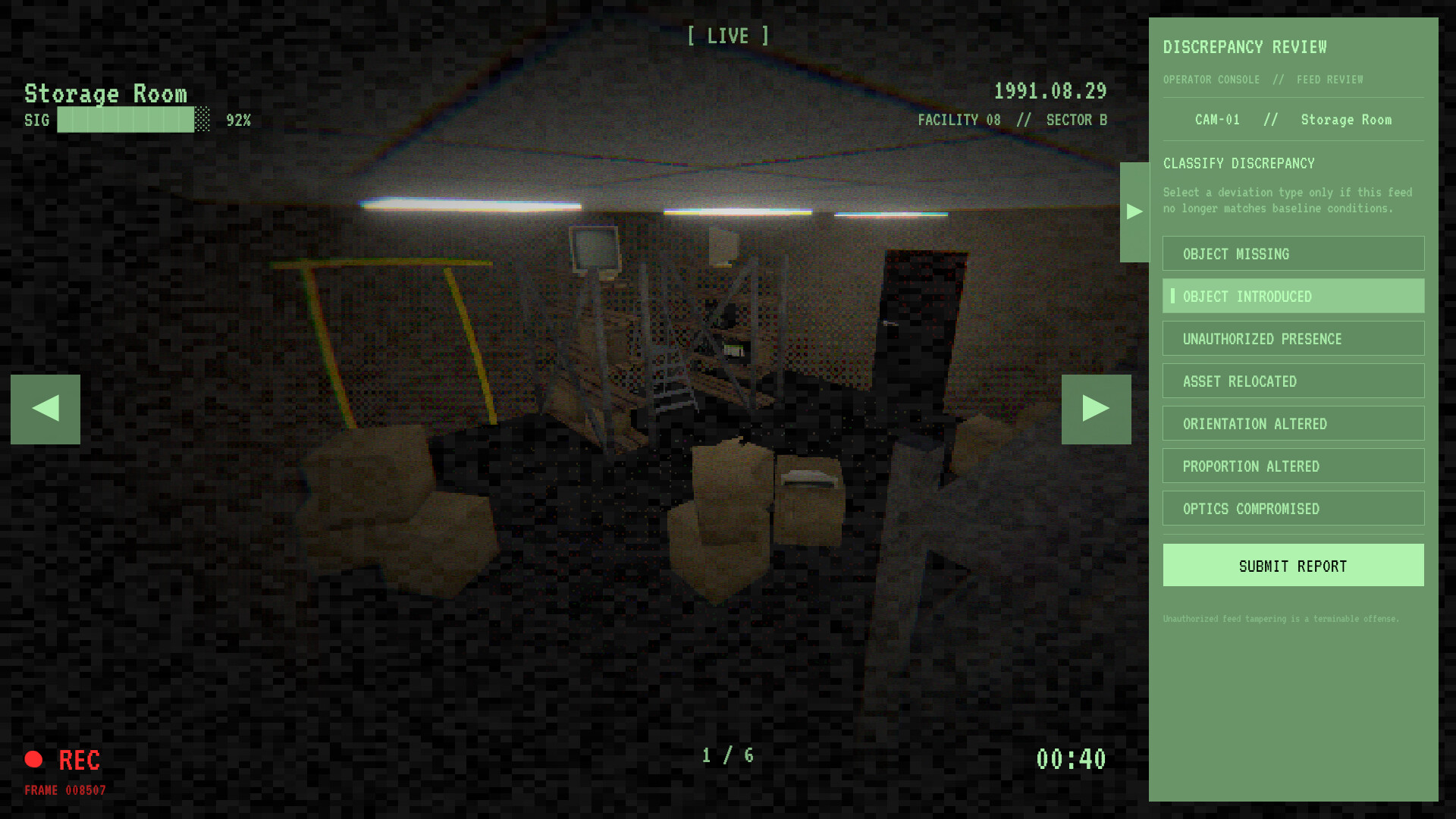 Observation Protocol screenshot