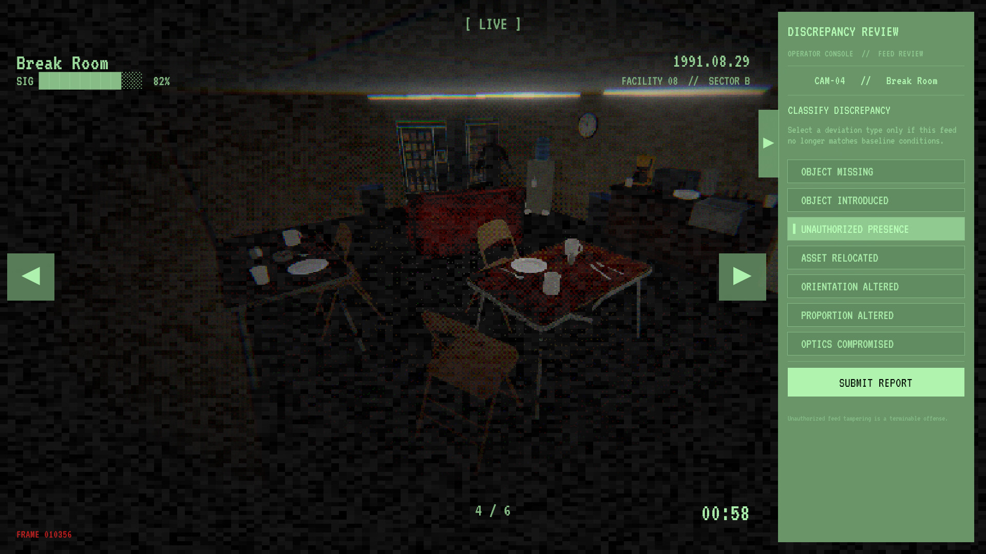 Observation Protocol screenshot