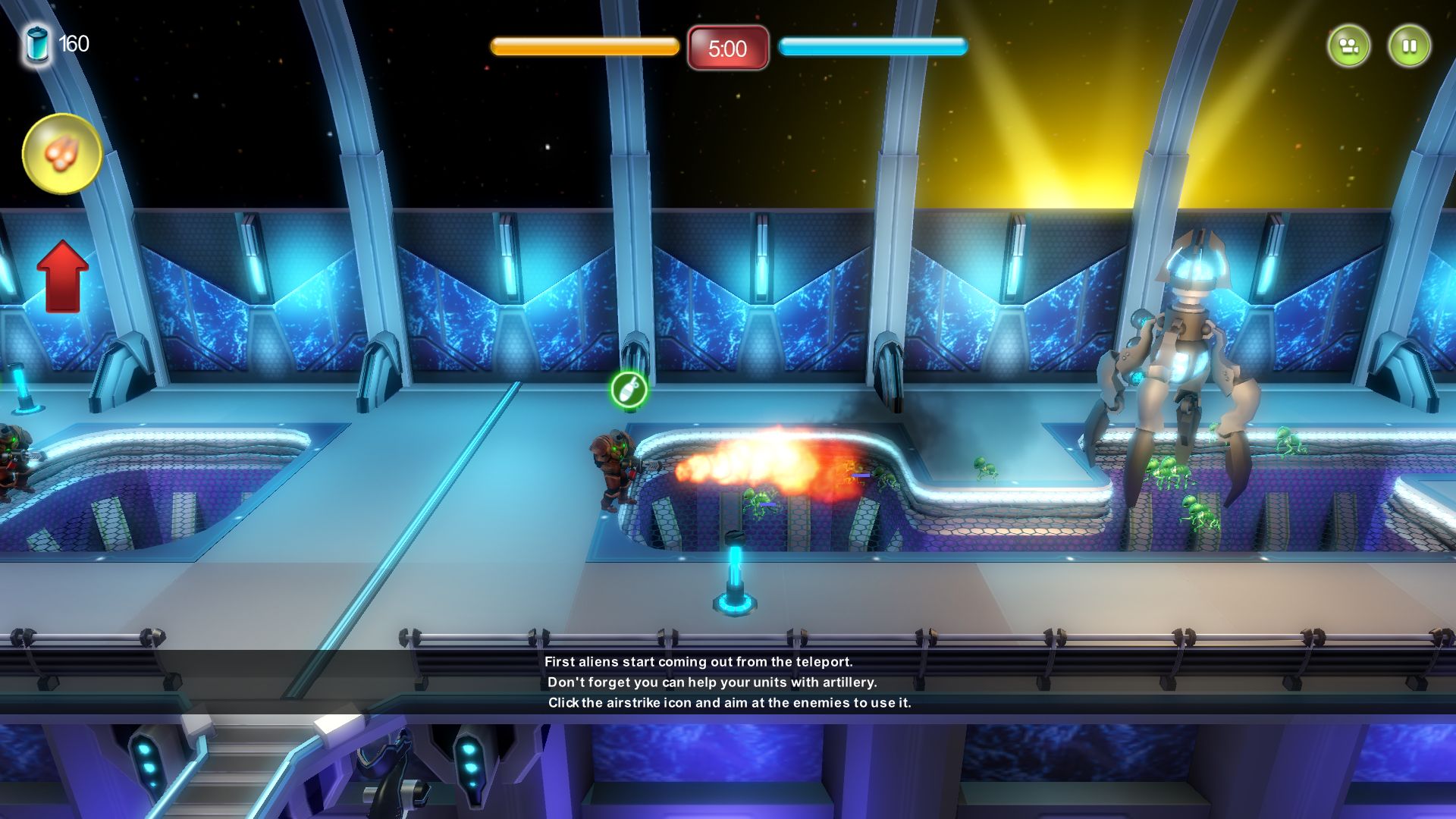 Alien Hallway screenshot