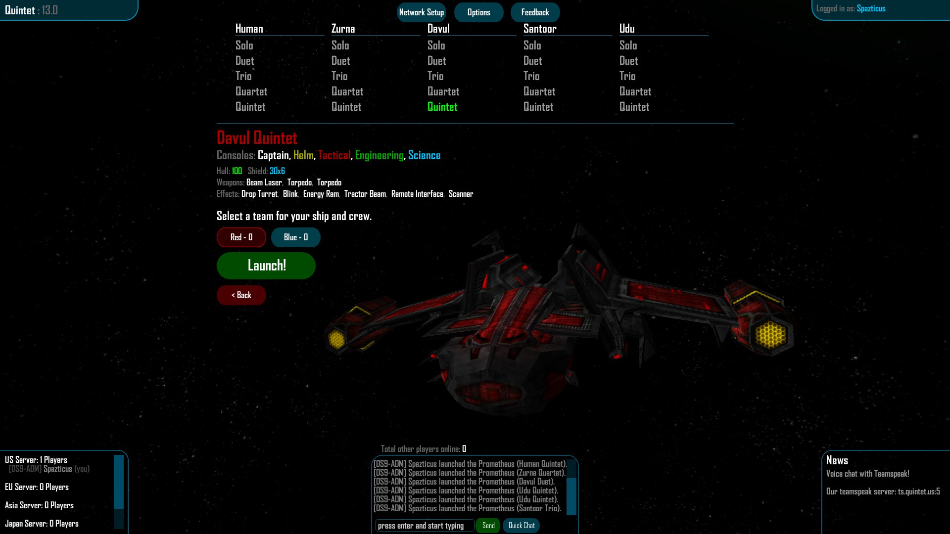 Quintet screenshot