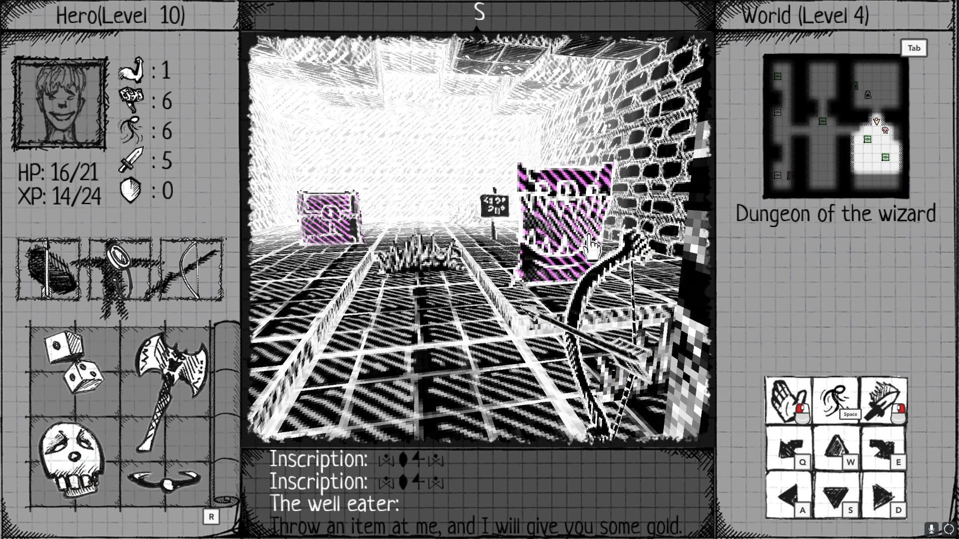 Drawngeon: Dungeons of Ink and Paper screenshot