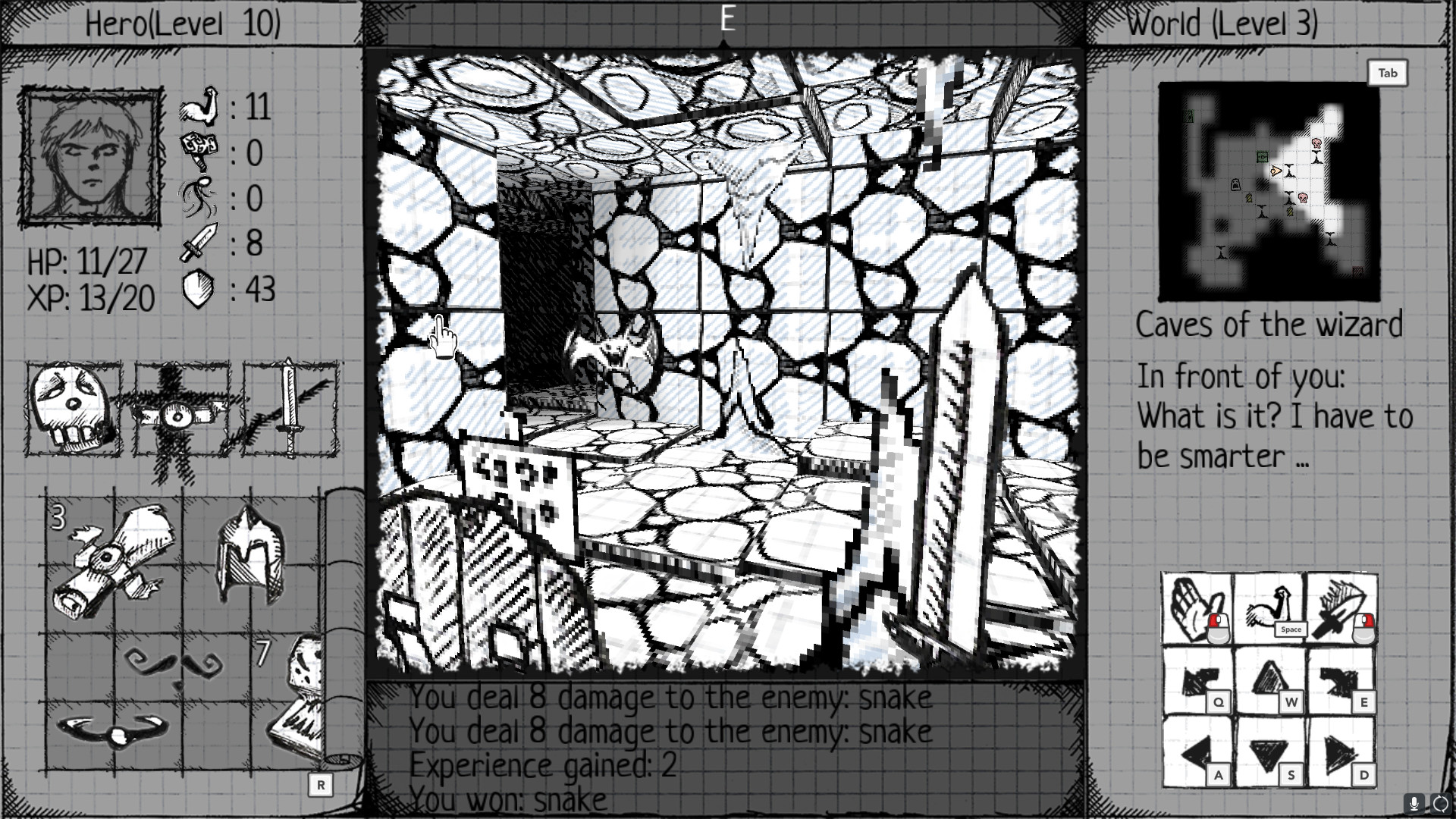 Drawngeon: Dungeons of Ink and Paper screenshot