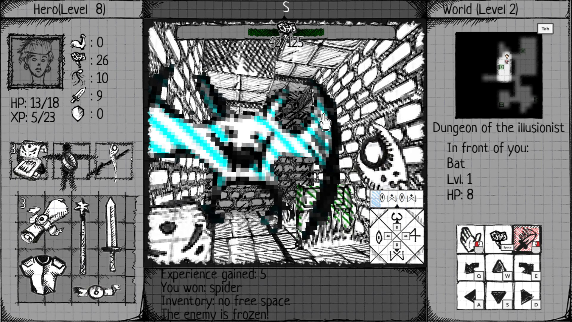 Drawngeon: Dungeons of Ink and Paper screenshot