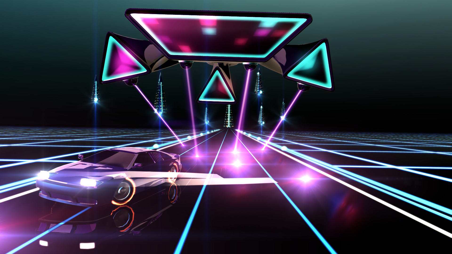 Neon Drive screenshot
