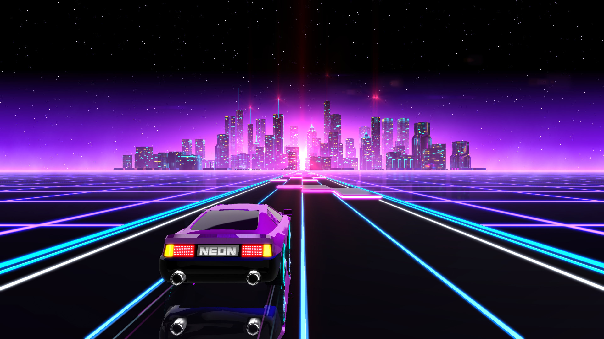 Neon Drive screenshot