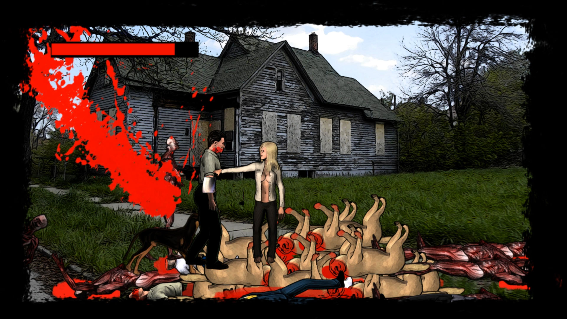 Massive Cleavage vs Zombies: Awesome Edition screenshot