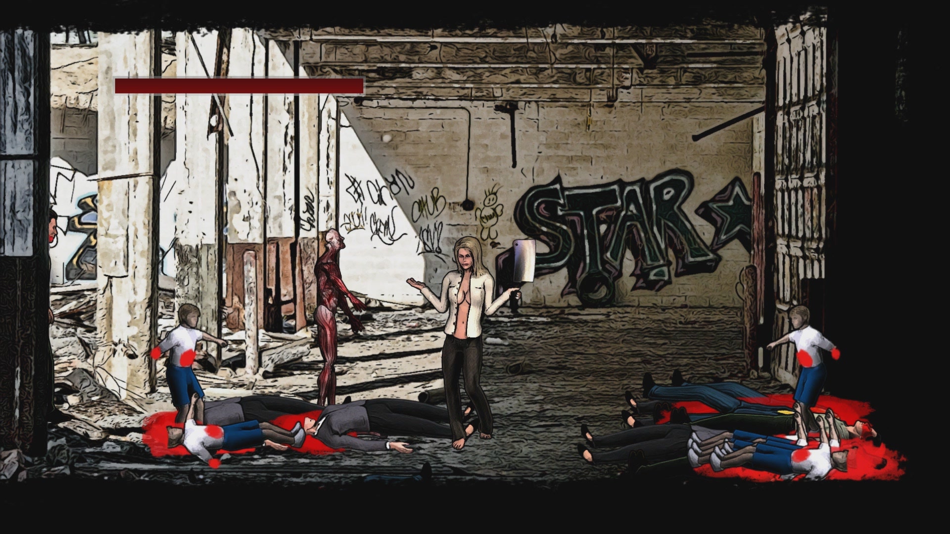 Massive Cleavage vs Zombies: Awesome Edition screenshot