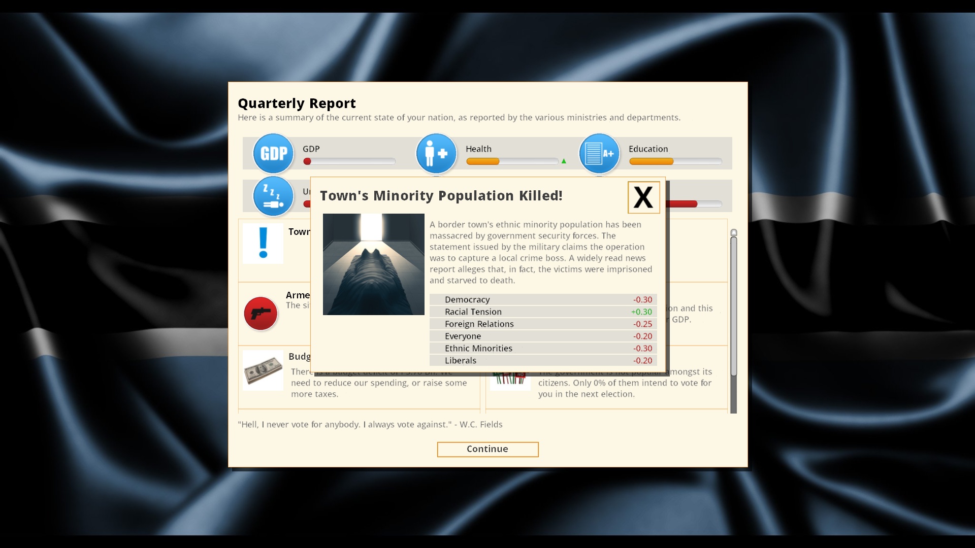Democracy 3 Africa screenshot
