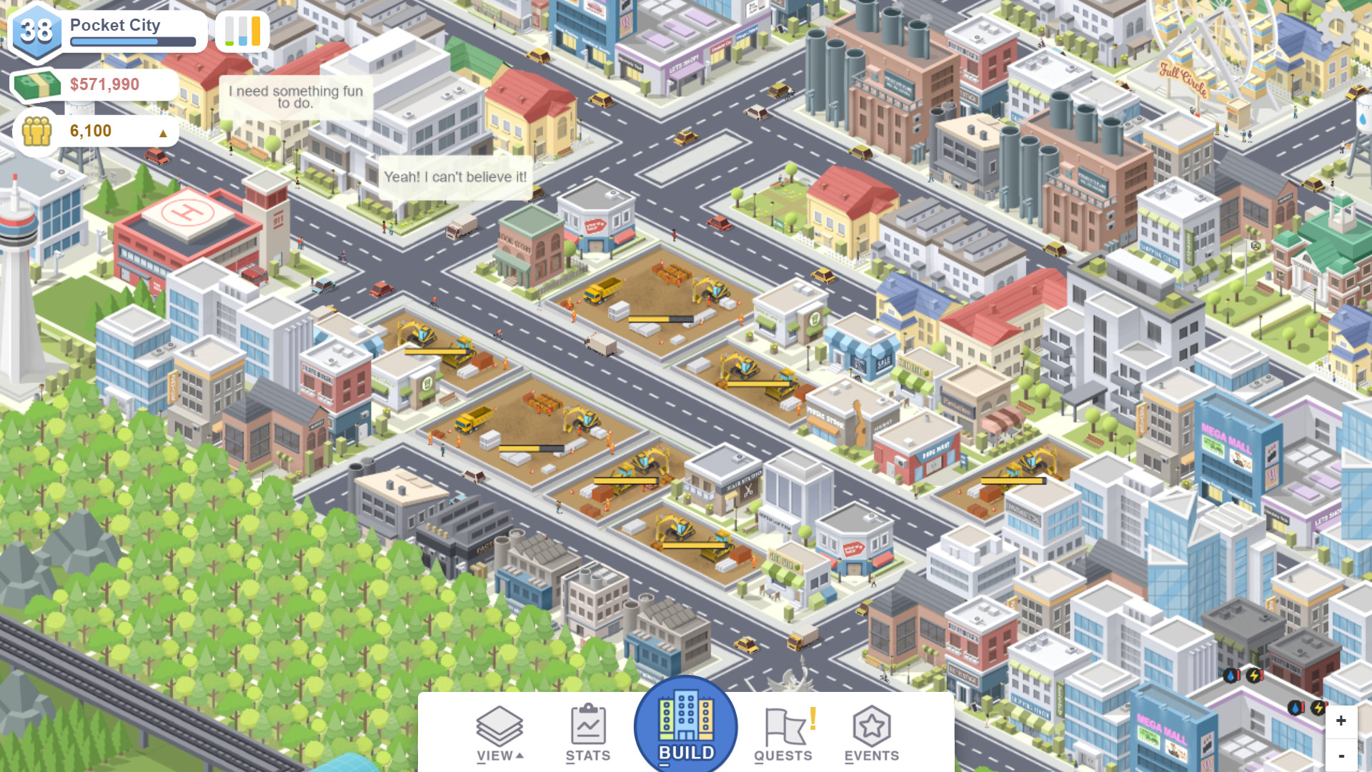 Pocket City screenshot