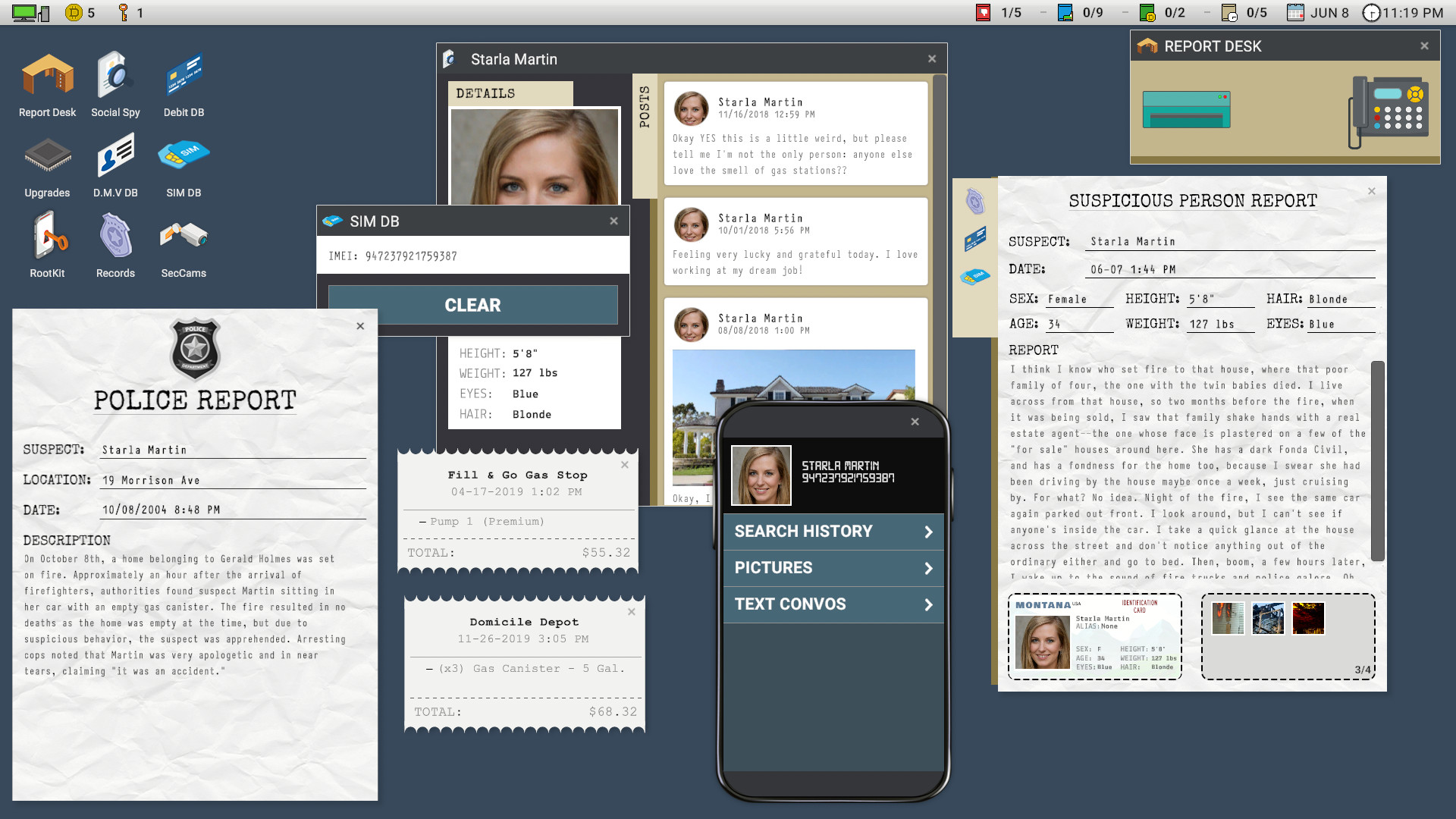 Scrutinized screenshot