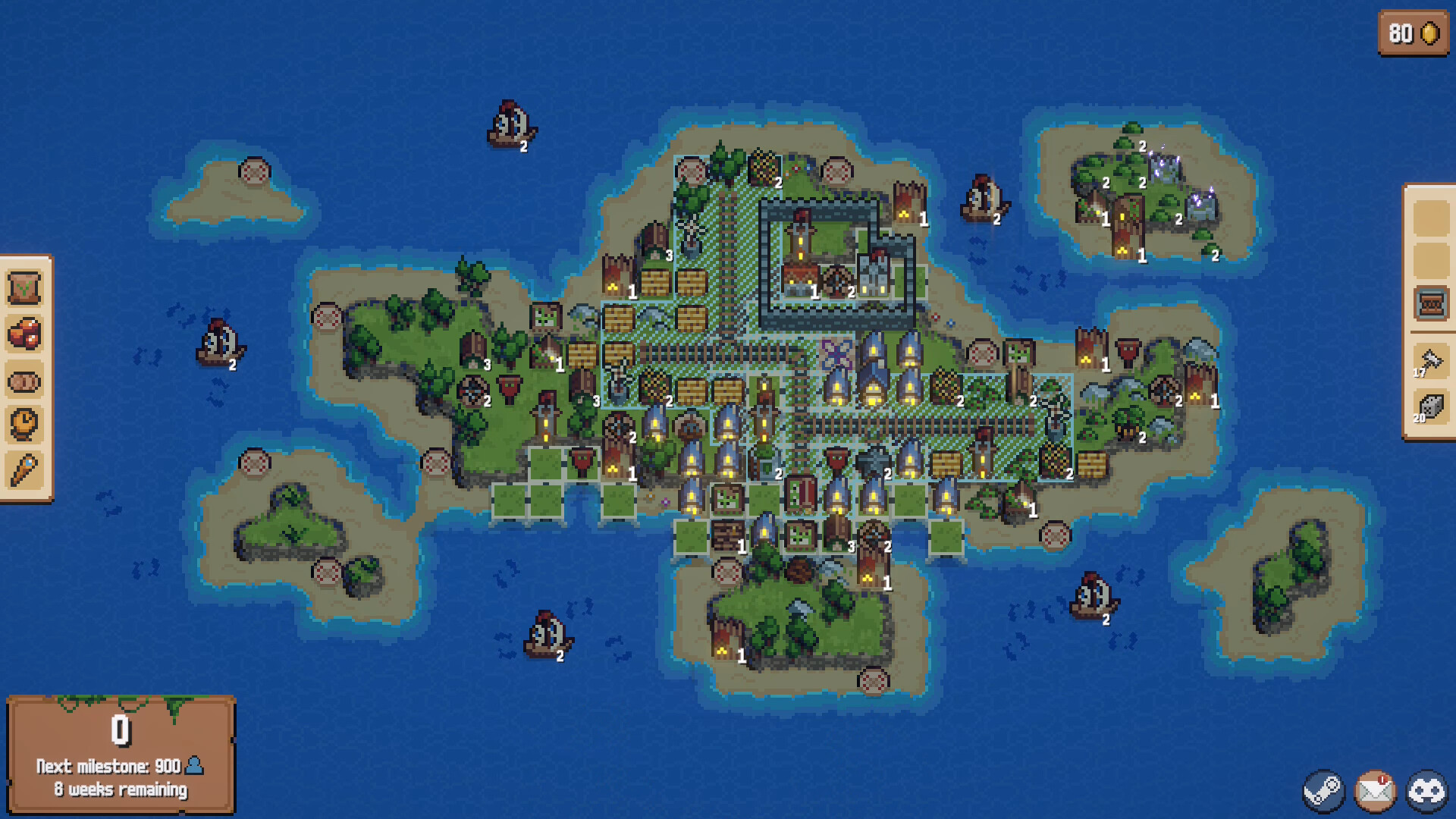 Combolands: Roguelike Citybuilder screenshot