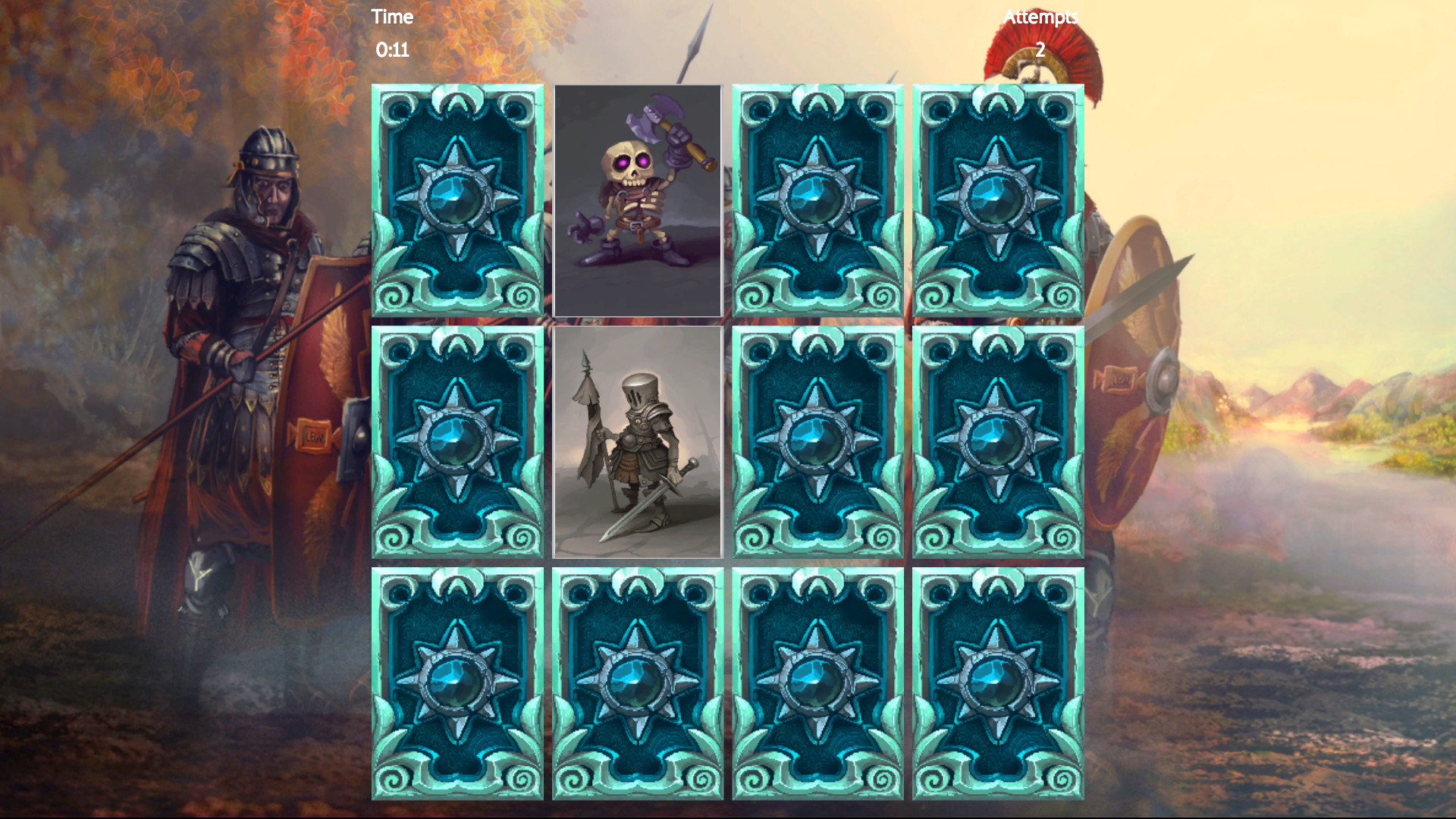 Fantasy Memory Card Game screenshot