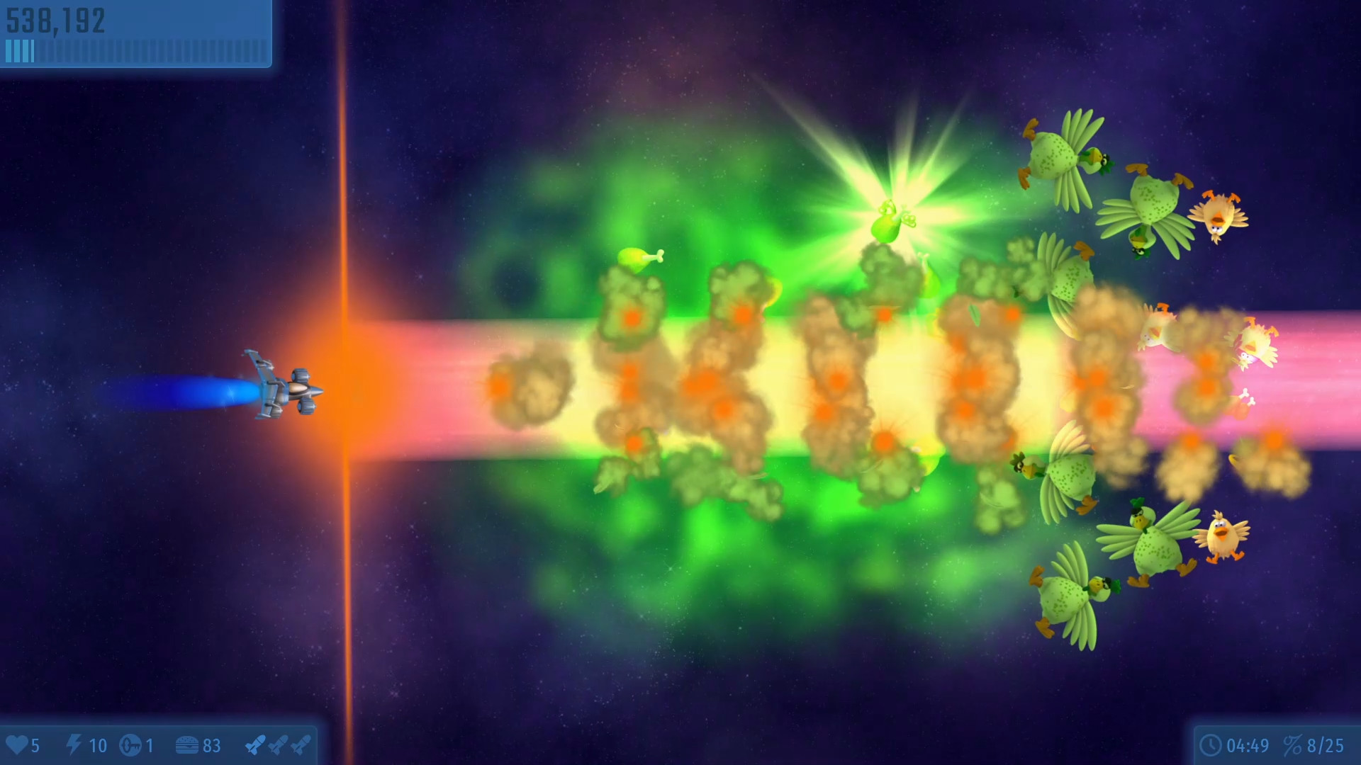 Chicken Invaders Universe screenshot