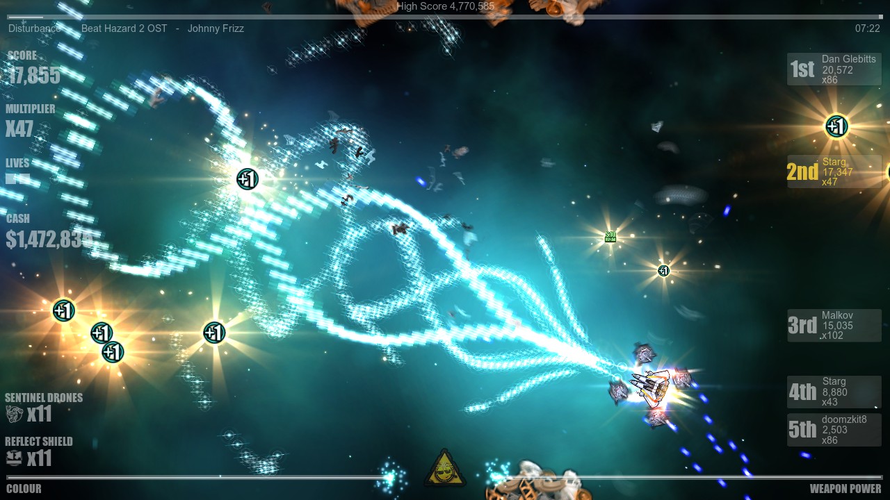 Beat Hazard 2 screenshot