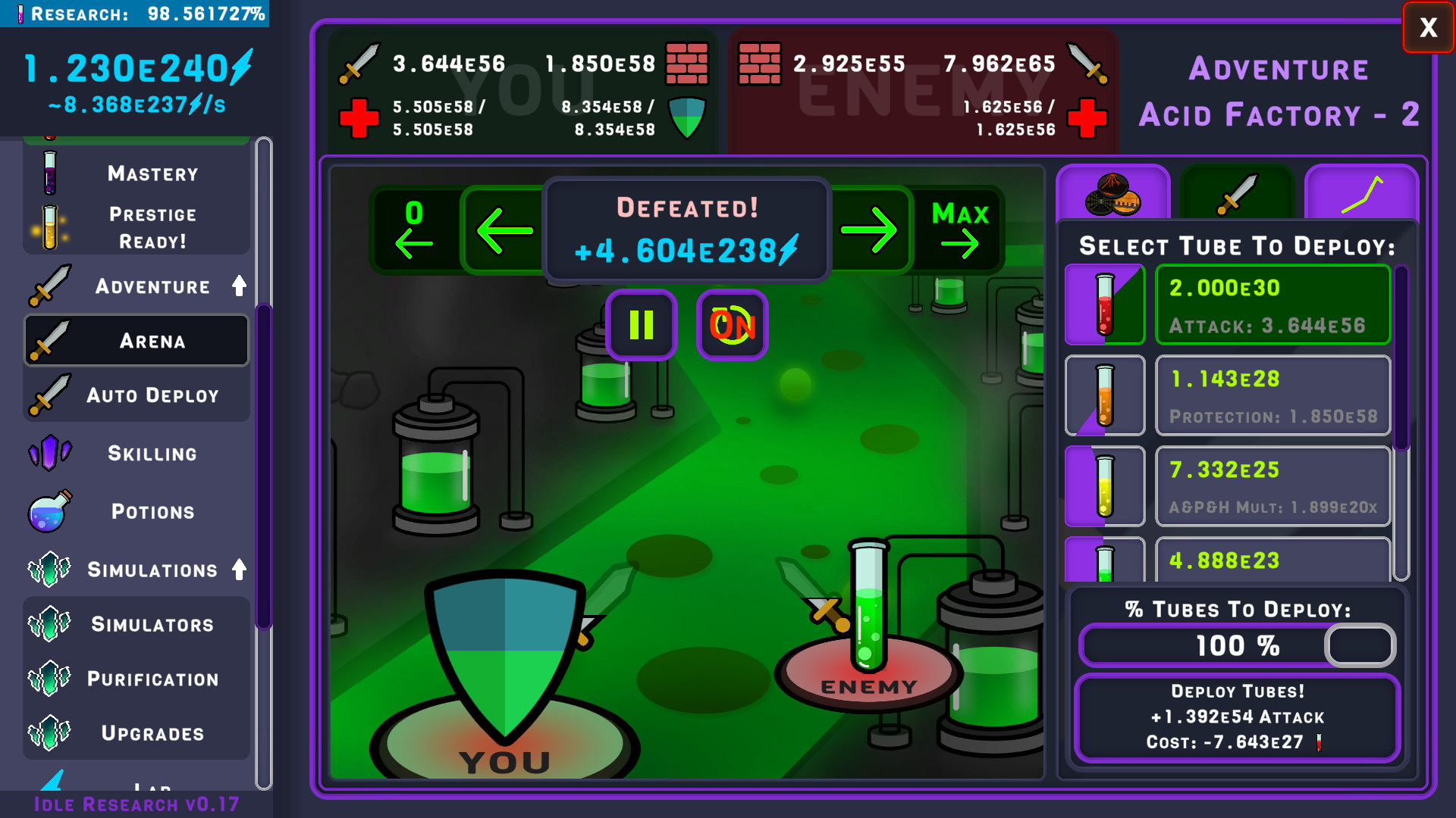 Idle Research screenshot