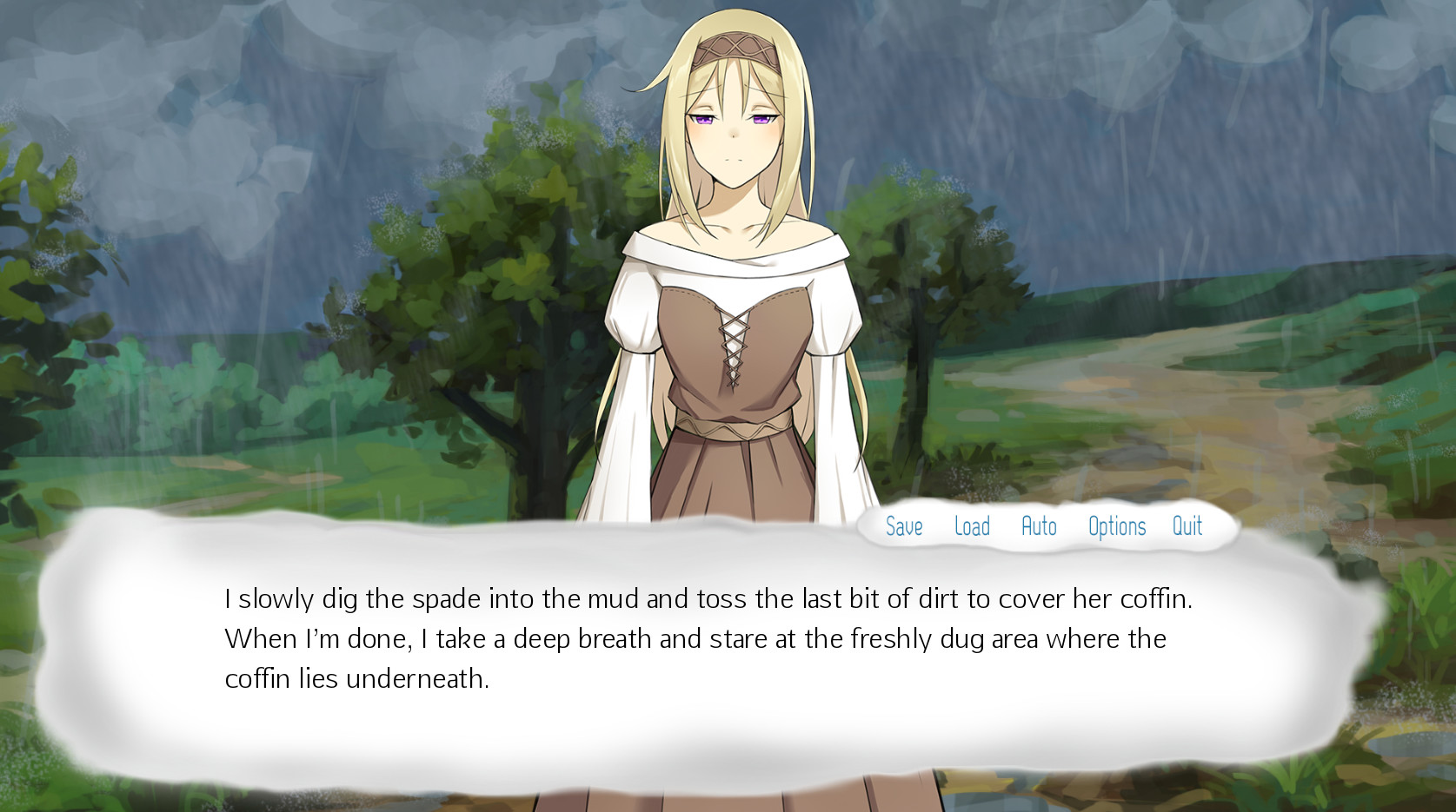 Forgotten, Not Lost - A Kinetic Novel screenshot