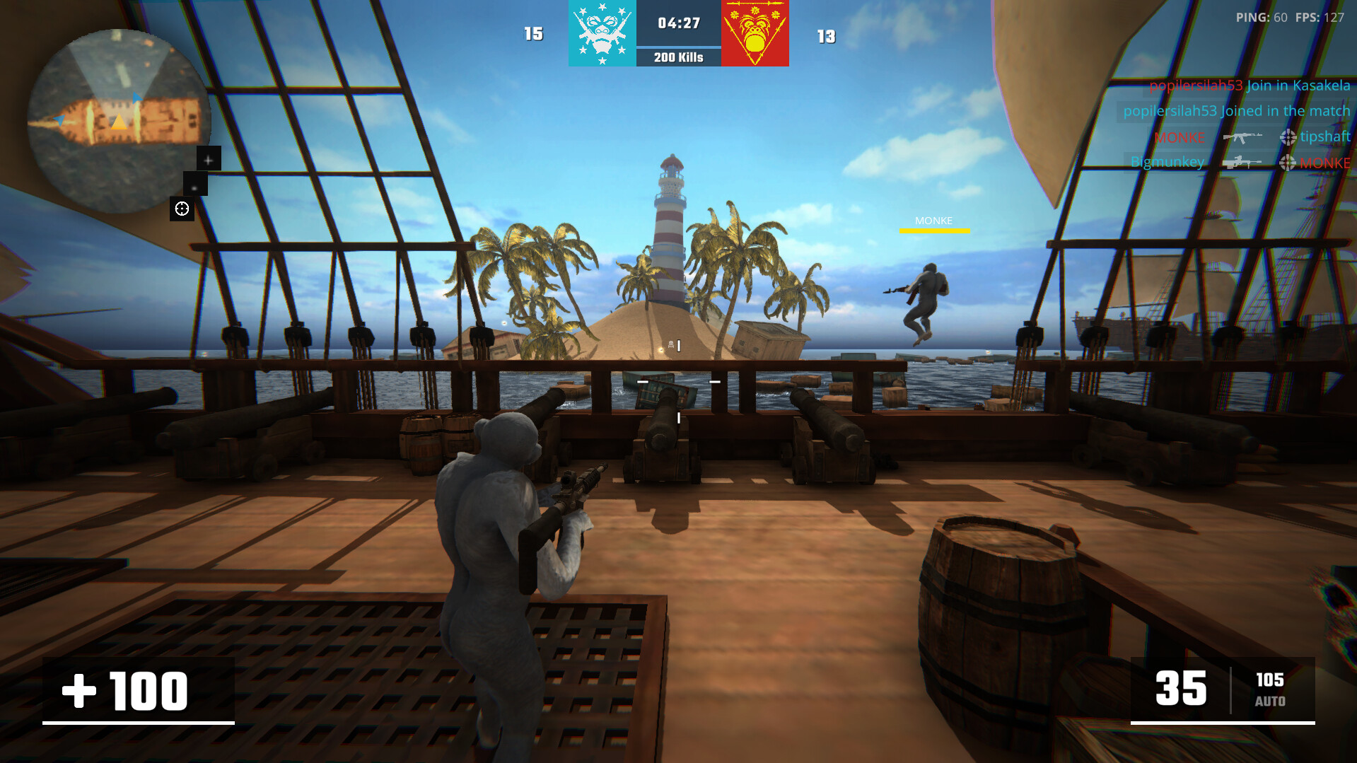 Apewar screenshot