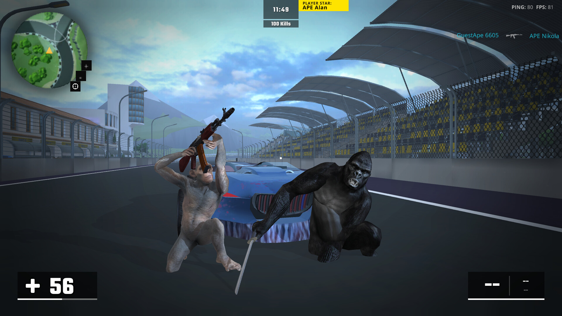 Apewar screenshot