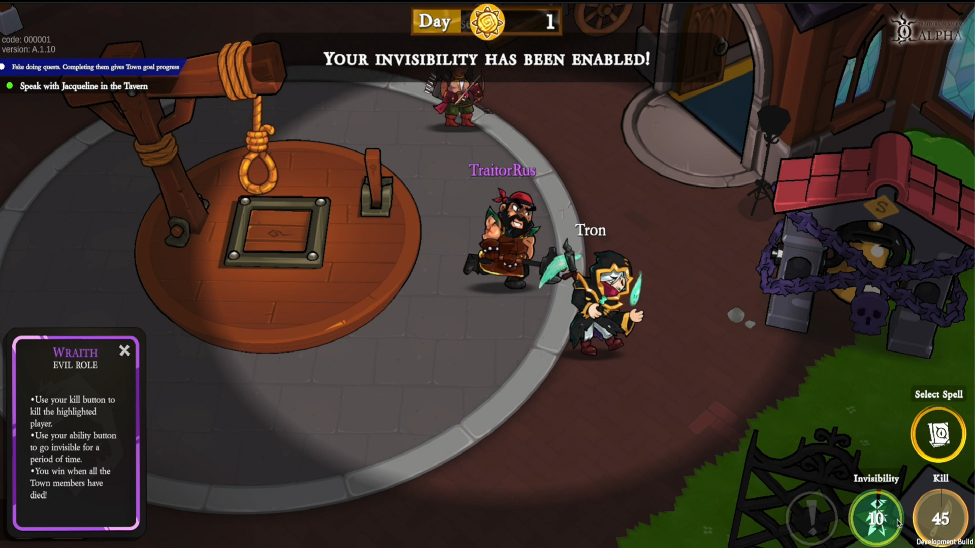 Traitors in Salem screenshot