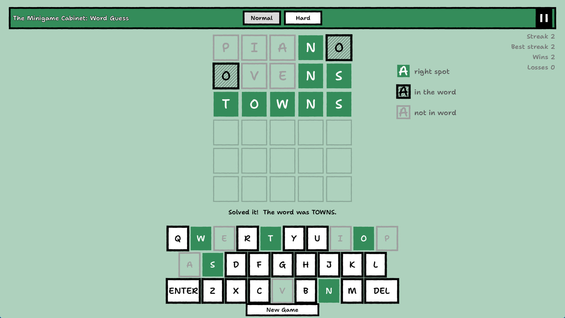 THE MINIGAME CABINET screenshot