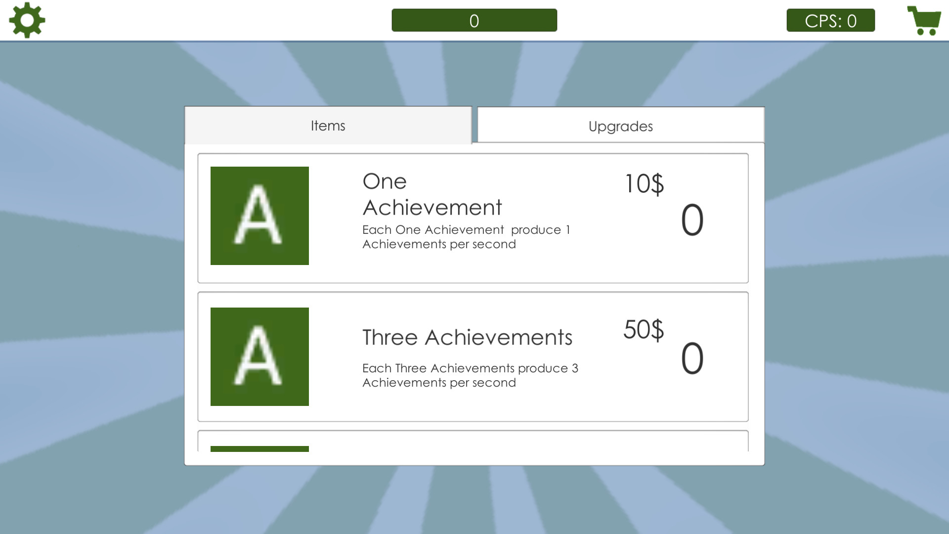Achievement Clicker screenshot