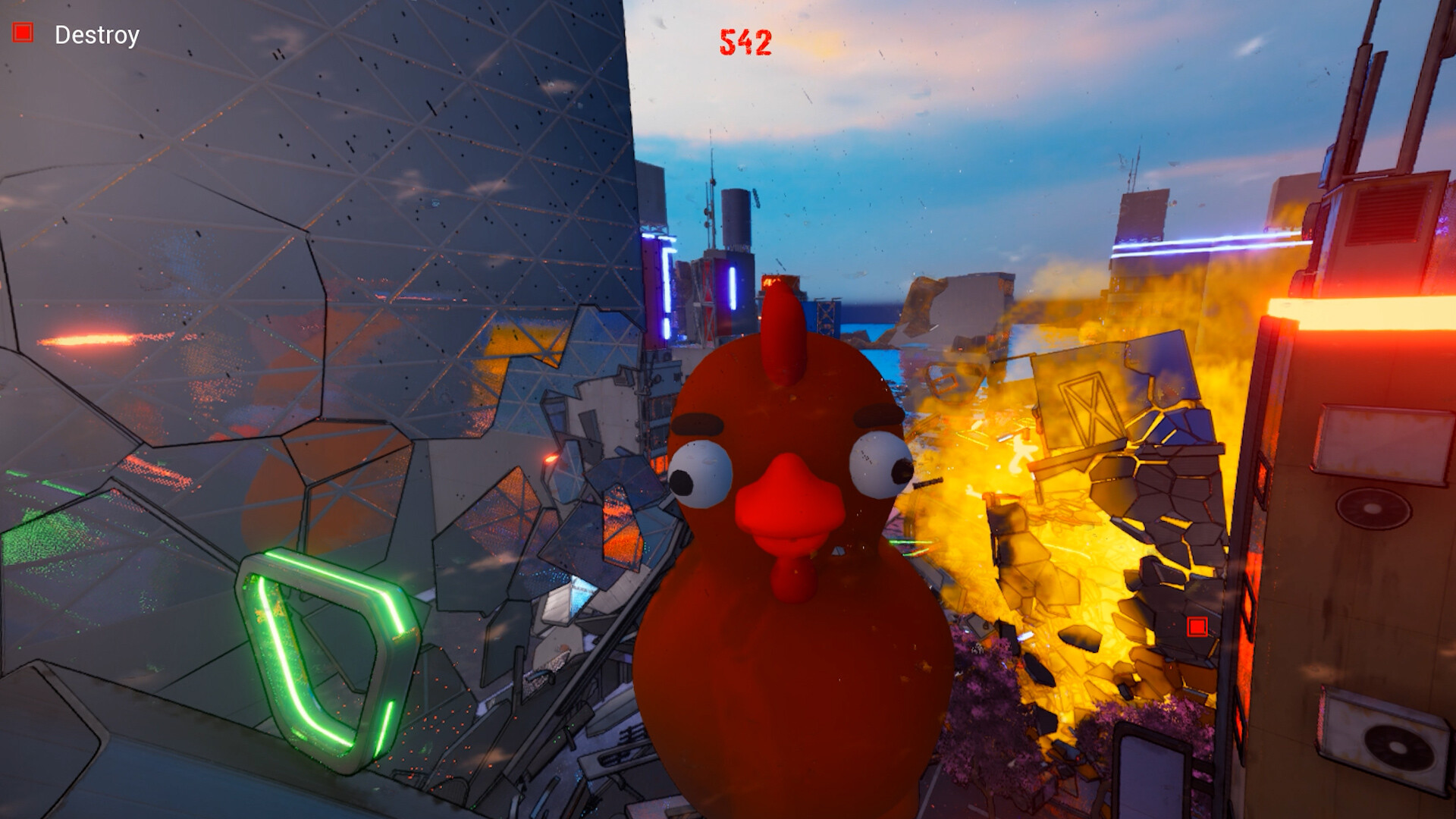 Chickzilla screenshot