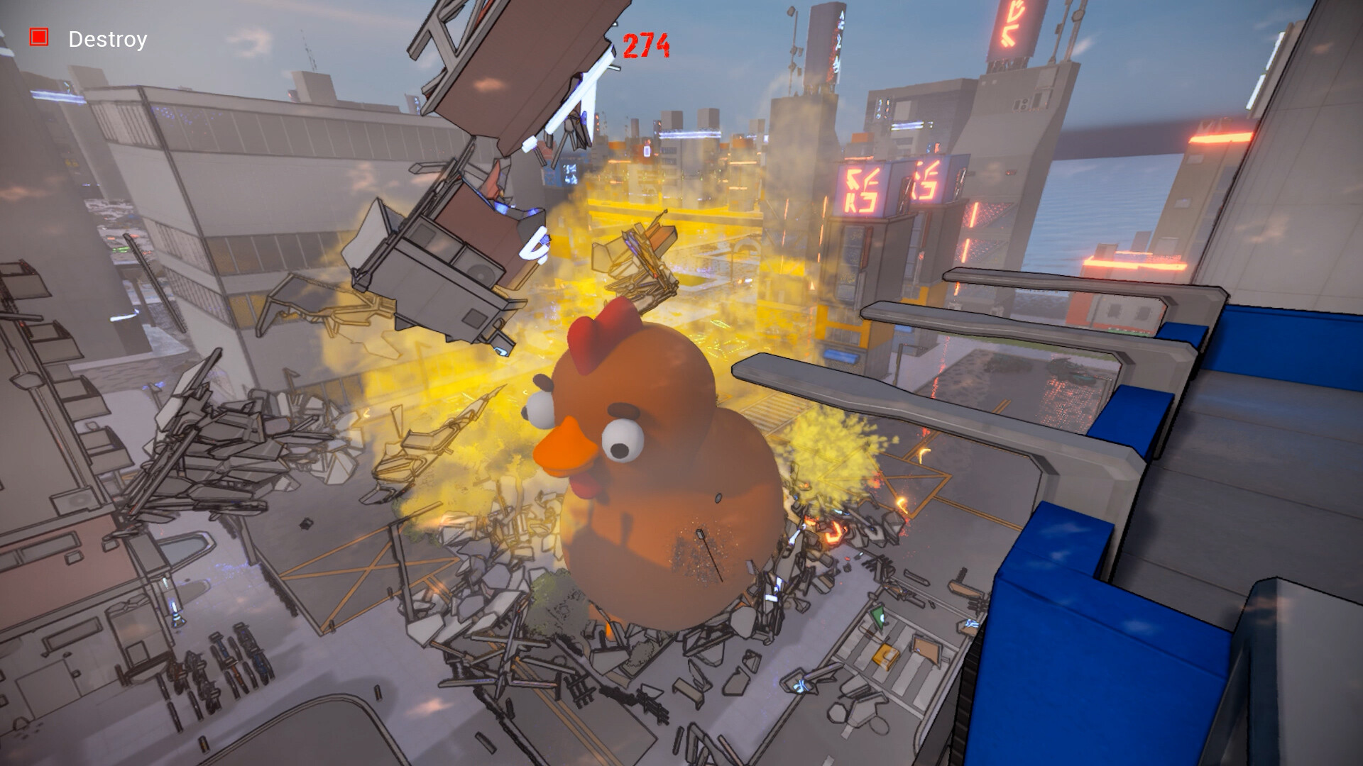 Chickzilla screenshot