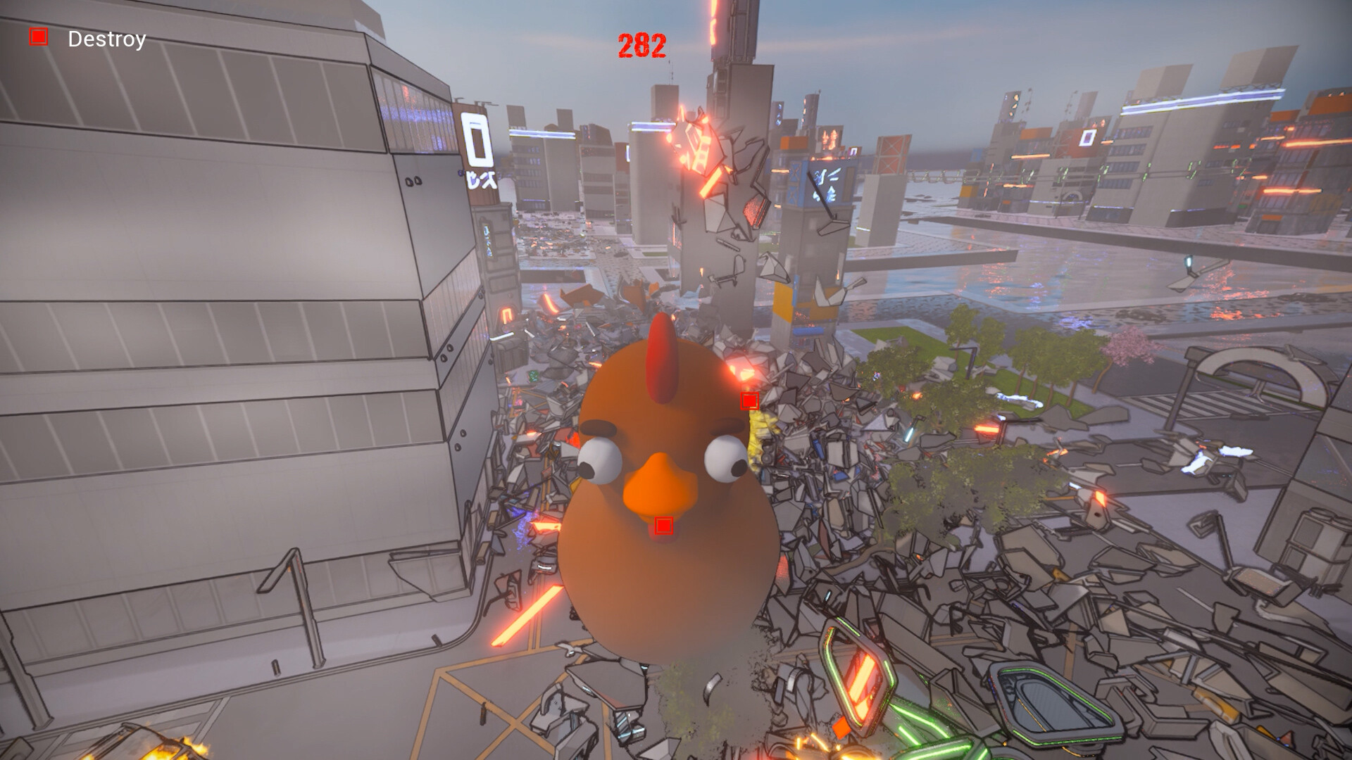 Chickzilla screenshot