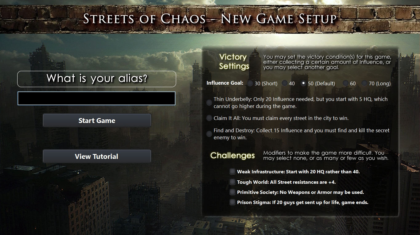 Streets of Chaos screenshot