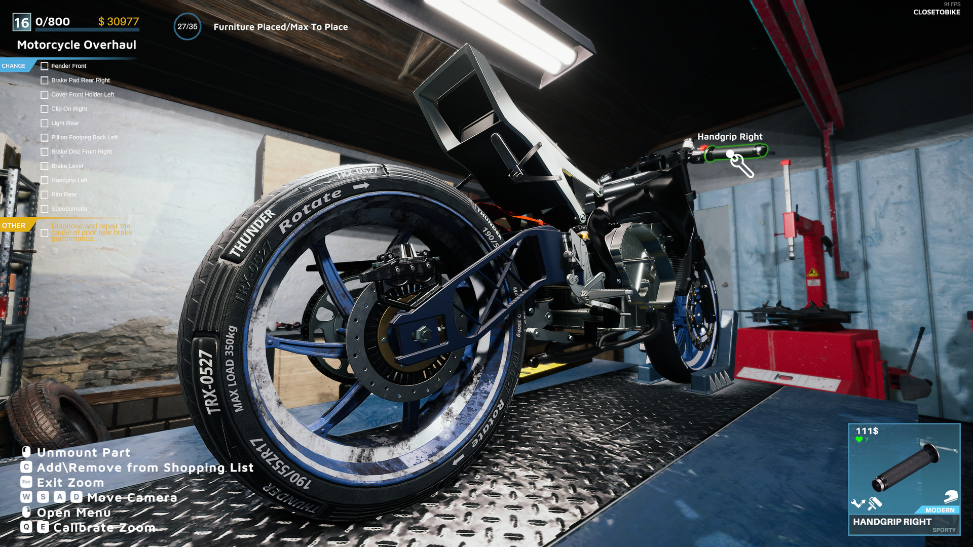 Motorcycle Mechanic Simulator 2021 screenshot