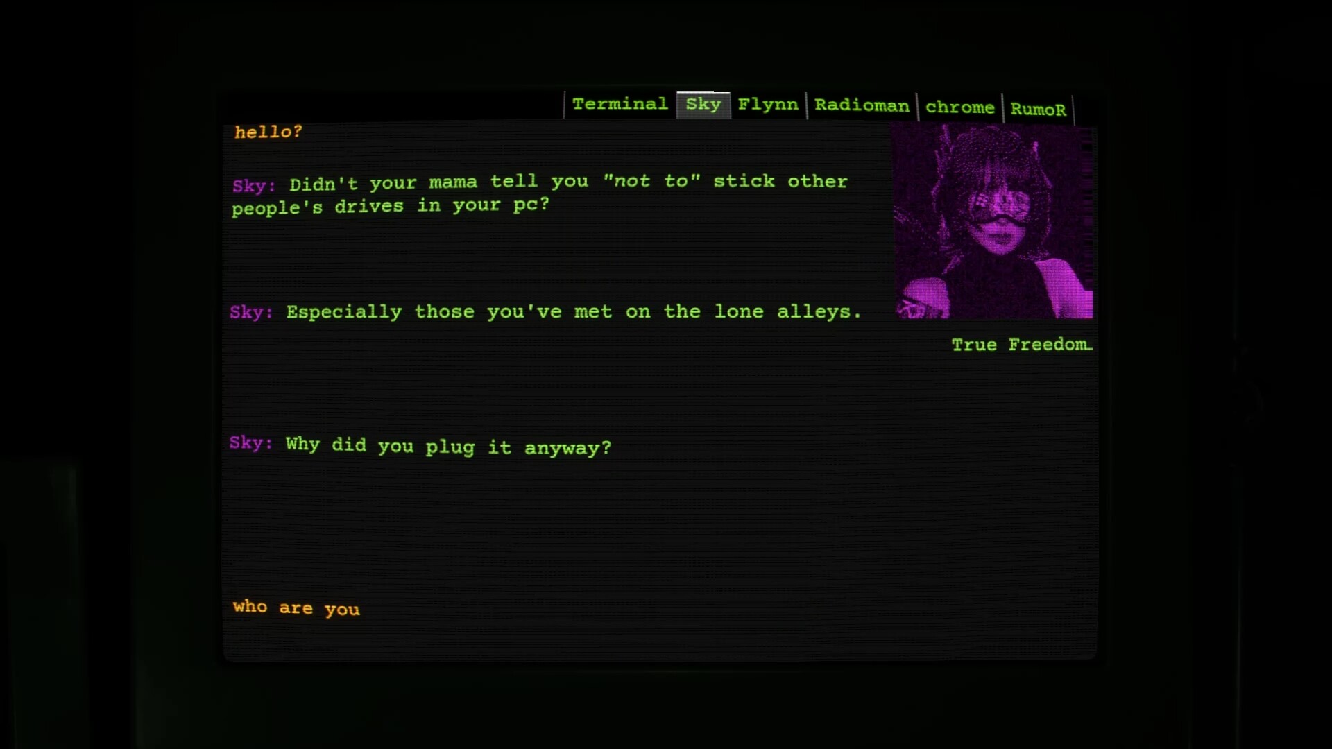 Radiotext screenshot