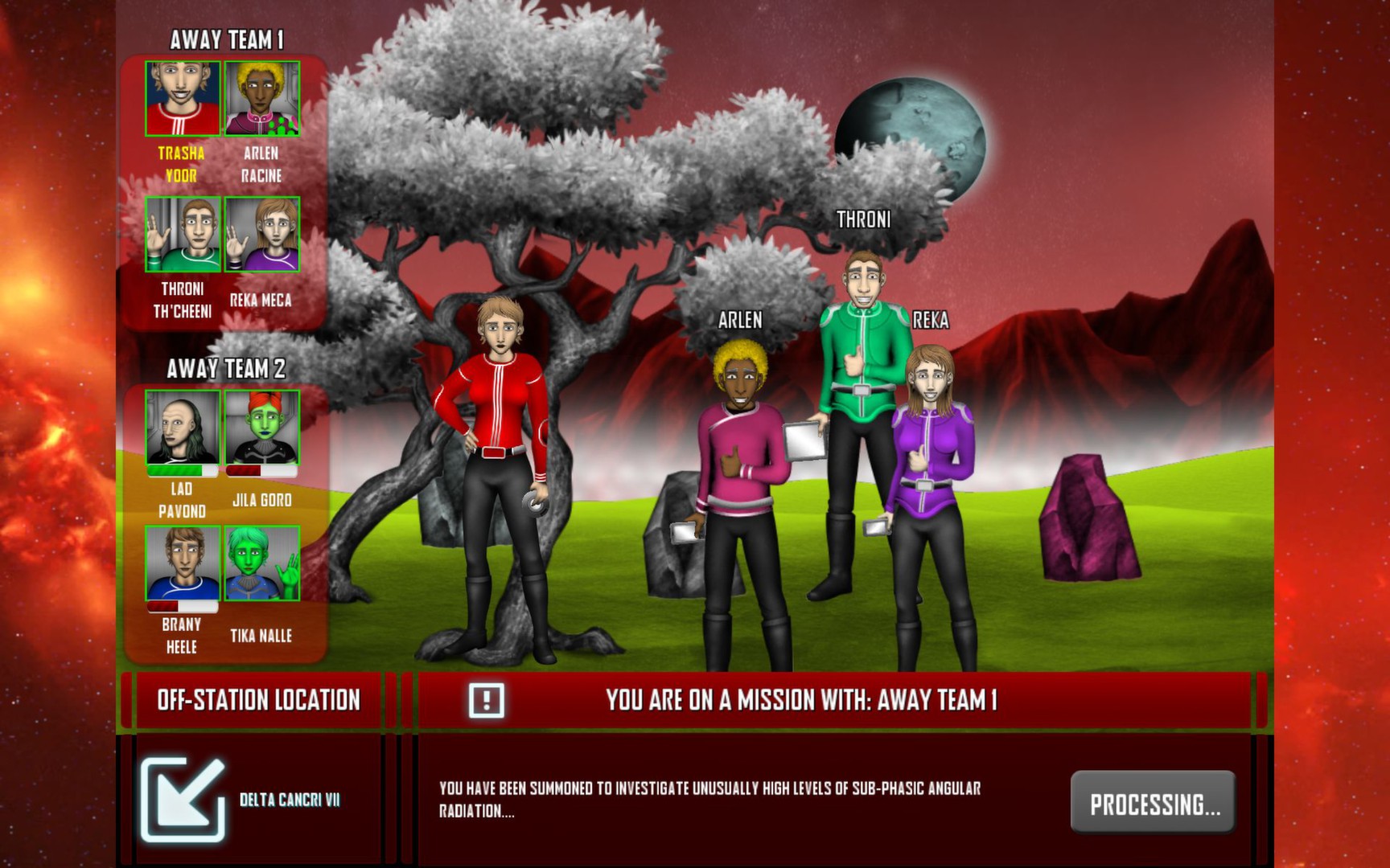 Redshirt screenshot