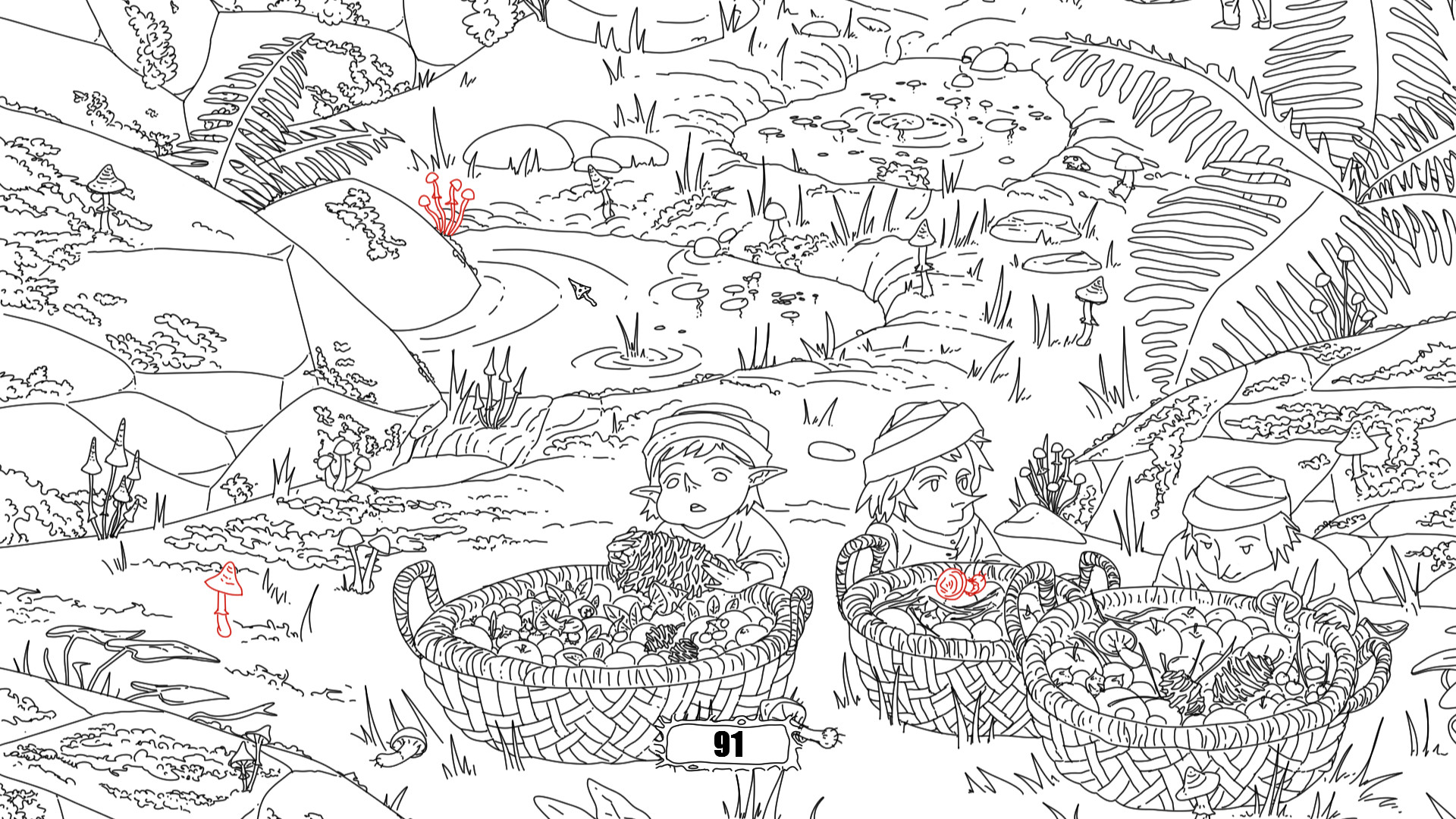 100 hidden mushrooms screenshot