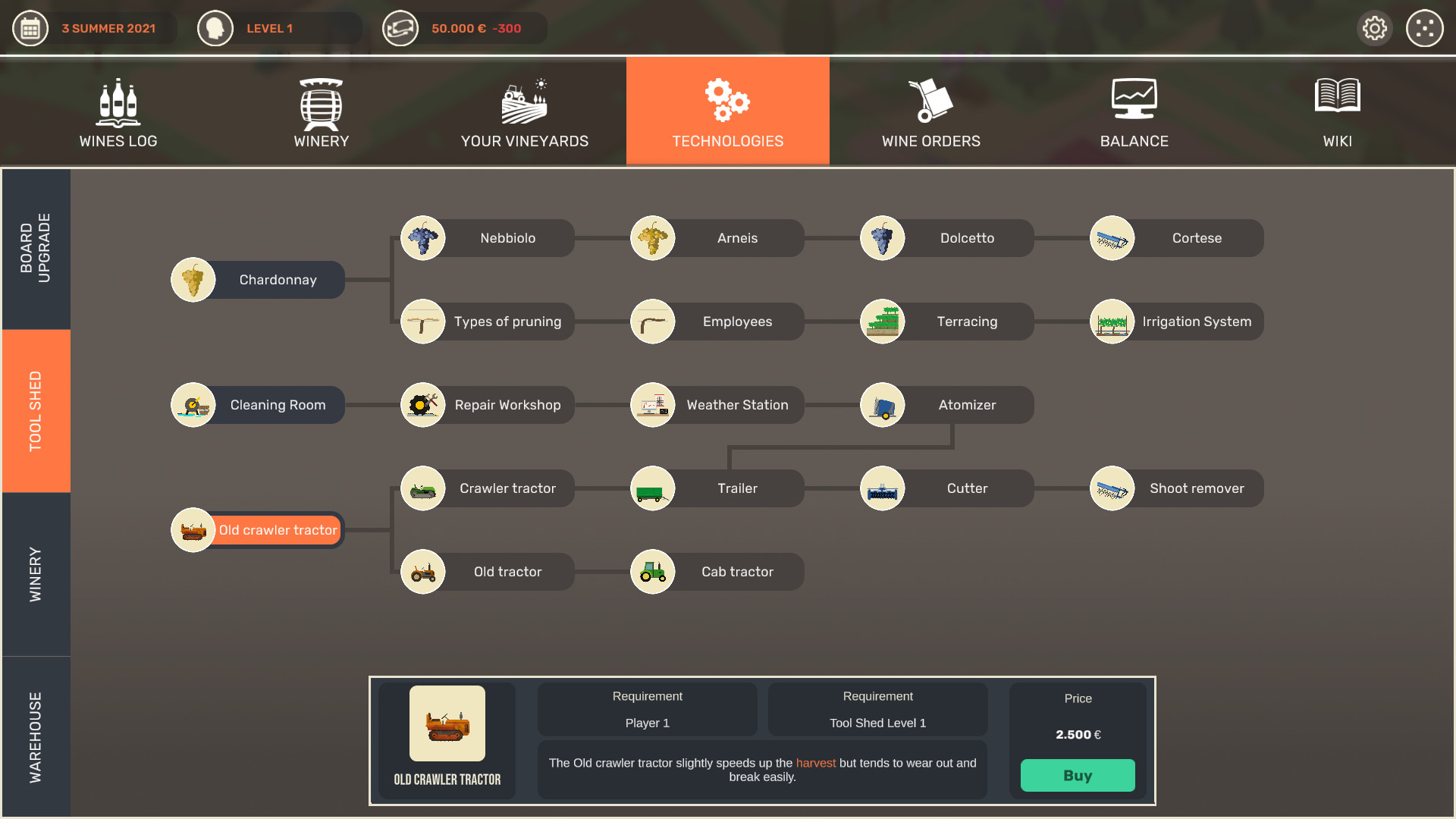 Hundred Days - Winemaking Simulator screenshot