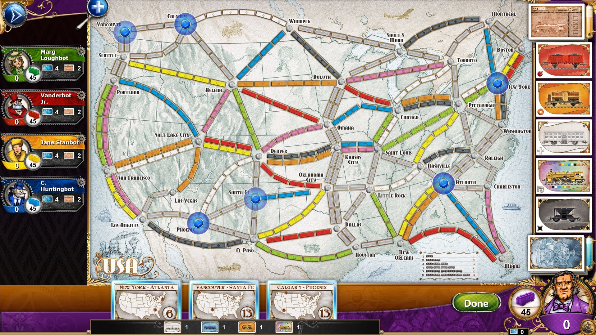 Ticket to Ride: Classic Edition screenshot